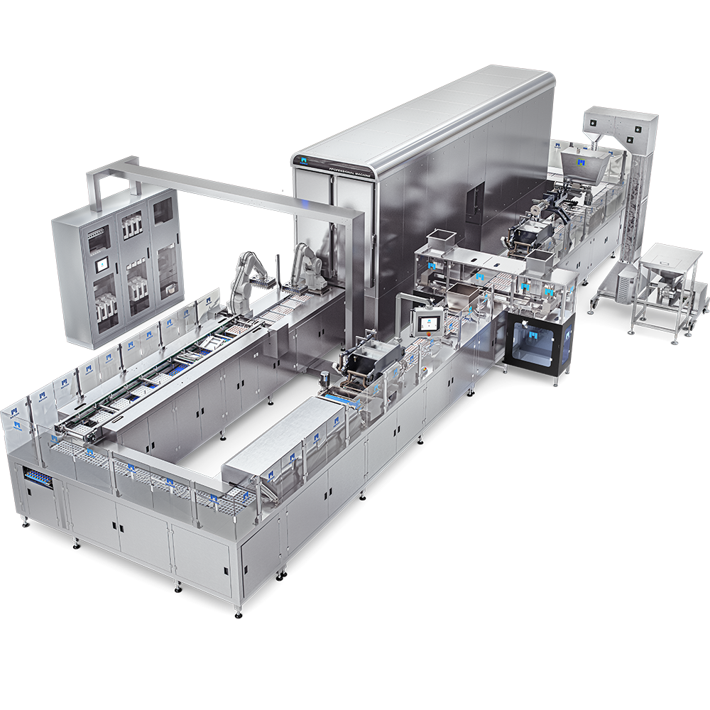 Memak automatic chocolate moulding line
